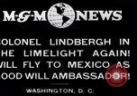 Image of Charles Lindbergh readies for Mexico trip Washington DC USA, 1927, second 4 stock footage video 65675031422