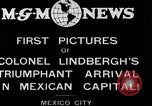 Image of Charles Lindbergh Mexico City Mexico, 1927, second 5 stock footage video 65675031423