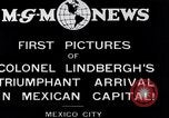 Image of Charles Lindbergh Mexico City Mexico, 1927, second 7 stock footage video 65675031423