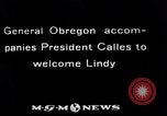 Image of Charles Lindbergh Mexico City Mexico, 1927, second 9 stock footage video 65675031423