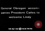 Image of Charles Lindbergh Mexico City Mexico, 1927, second 15 stock footage video 65675031423