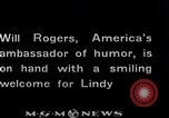 Image of Charles Lindbergh Mexico City Mexico, 1927, second 40 stock footage video 65675031423