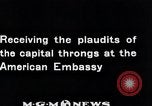 Image of Charles Lindbergh Mexico City Mexico, 1927, second 30 stock footage video 65675031424