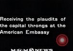 Image of Charles Lindbergh Mexico City Mexico, 1927, second 31 stock footage video 65675031424