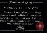 Standbild Charles Lindbergh Mexico City Mexiko, 1927, aus Sekunde 9 historischem Filmmaterial Videoclip 65675031425