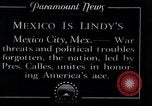 Standbild Charles Lindbergh Mexico City Mexiko, 1927, aus Sekunde 12 historischem Filmmaterial Videoclip 65675031425