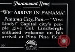 Standbild Charles Lindbergh gefeiert von Präsident Rodolfo Chiari Panama City Panama, 1928, aus Sekunde 6 historischem Filmmaterial Videoclip 65675031428