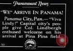Standbild Charles Lindbergh gefeiert von Präsident Rodolfo Chiari Panama City Panama, 1928, aus Sekunde 7 historischem Filmmaterial Videoclip 65675031428