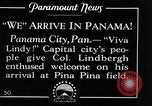 Standbild Charles Lindbergh gefeiert von Präsident Rodolfo Chiari Panama City Panama, 1928, aus Sekunde 9 historischem Filmmaterial Videoclip 65675031428