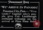 Standbild Charles Lindbergh gefeiert von Präsident Rodolfo Chiari Panama City Panama, 1928, aus Sekunde 10 historischem Filmmaterial Videoclip 65675031428