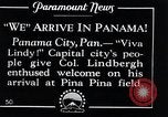 Standbild Charles Lindbergh gefeiert von Präsident Rodolfo Chiari Panama City Panama, 1928, aus Sekunde 11 historischem Filmmaterial Videoclip 65675031428