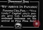 Standbild Charles Lindbergh gefeiert von Präsident Rodolfo Chiari Panama City Panama, 1928, aus Sekunde 12 historischem Filmmaterial Videoclip 65675031428