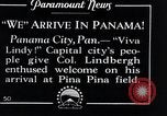 Standbild Charles Lindbergh gefeiert von Präsident Rodolfo Chiari Panama City Panama, 1928, aus Sekunde 14 historischem Filmmaterial Videoclip 65675031428