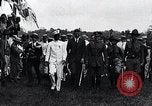 Standbild Charles Lindbergh gefeiert von Präsident Rodolfo Chiari Panama City Panama, 1928, aus Sekunde 50 historischem Filmmaterial Videoclip 65675031428
