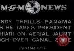 Standbild Charles Lindbergh mit Präsident Rodolfo Chiari Panama City Panama, 1928, aus Sekunde 3 historischem Filmmaterial Videoclip 65675031429