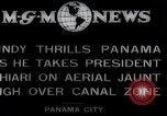 Standbild Charles Lindbergh mit Präsident Rodolfo Chiari Panama City Panama, 1928, aus Sekunde 7 historischem Filmmaterial Videoclip 65675031429