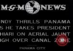 Standbild Charles Lindbergh mit Präsident Rodolfo Chiari Panama City Panama, 1928, aus Sekunde 8 historischem Filmmaterial Videoclip 65675031429