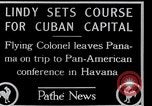 Standbild Charles Lindbergh Panama City Panama, 1927, aus Sekunde 4 historischem Filmmaterial Videoclip 65675031430
