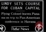 Standbild Charles Lindbergh Panama City Panama, 1927, aus Sekunde 5 historischem Filmmaterial Videoclip 65675031430