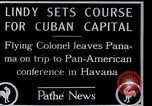 Standbild Charles Lindbergh Panama City Panama, 1927, aus Sekunde 6 historischem Filmmaterial Videoclip 65675031430