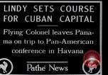 Standbild Charles Lindbergh Panama City Panama, 1927, aus Sekunde 7 historischem Filmmaterial Videoclip 65675031430