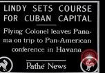 Standbild Charles Lindbergh Panama City Panama, 1927, aus Sekunde 8 historischem Filmmaterial Videoclip 65675031430