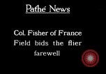 Standbild Charles Lindbergh Panama City Panama, 1927, aus Sekunde 32 historischem Filmmaterial Videoclip 65675031430