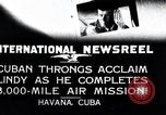 Standbild Charles Lindbergh Havanna Kuba, 1927, aus Sekunde 1 historischem Filmmaterial Videoclip 65675031431