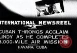 Standbild Charles Lindbergh Havanna Kuba, 1927, aus Sekunde 6 historischem Filmmaterial Videoclip 65675031431