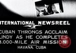 Standbild Charles Lindbergh Havanna Kuba, 1927, aus Sekunde 7 historischem Filmmaterial Videoclip 65675031431