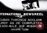 Standbild Charles Lindbergh Havanna Kuba, 1927, aus Sekunde 11 historischem Filmmaterial Videoclip 65675031431