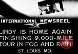 Standbild Charles Lindbergh Saint Louis Missouri USA, 1927, aus Sekunde 1 historischem Filmmaterial Videoclip 65675031432