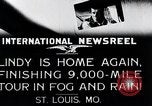 Standbild Charles Lindbergh Saint Louis Missouri USA, 1927, aus Sekunde 3 historischem Filmmaterial Videoclip 65675031432