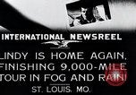 Standbild Charles Lindbergh Saint Louis Missouri USA, 1927, aus Sekunde 5 historischem Filmmaterial Videoclip 65675031432
