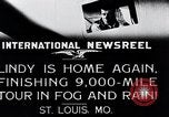 Standbild Charles Lindbergh Saint Louis Missouri USA, 1927, aus Sekunde 6 historischem Filmmaterial Videoclip 65675031432