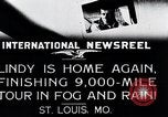 Standbild Charles Lindbergh Saint Louis Missouri USA, 1927, aus Sekunde 7 historischem Filmmaterial Videoclip 65675031432
