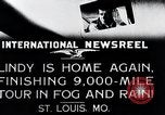 Standbild Charles Lindbergh Saint Louis Missouri USA, 1927, aus Sekunde 8 historischem Filmmaterial Videoclip 65675031432