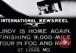 Standbild Charles Lindbergh Saint Louis Missouri USA, 1927, aus Sekunde 9 historischem Filmmaterial Videoclip 65675031432