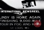 Standbild Charles Lindbergh Saint Louis Missouri USA, 1927, aus Sekunde 11 historischem Filmmaterial Videoclip 65675031432