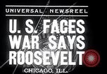 Image of Franklin Roosevelt addresses city of Chicago Chicago Illinois USA, 1937, second 4 stock footage video 65675031439