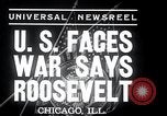 Image of Franklin Roosevelt addresses city of Chicago Chicago Illinois USA, 1937, second 5 stock footage video 65675031439