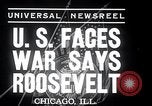 Image of Franklin Roosevelt addresses city of Chicago Chicago Illinois USA, 1937, second 7 stock footage video 65675031439