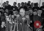 Image of Franklin Roosevelt addresses city of Chicago Chicago Illinois USA, 1937, second 45 stock footage video 65675031439