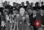 Image of Franklin Roosevelt addresses city of Chicago Chicago Illinois USA, 1937, second 52 stock footage video 65675031439