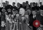 Image of Franklin Roosevelt addresses city of Chicago Chicago Illinois USA, 1937, second 54 stock footage video 65675031439