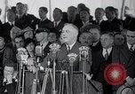 Image of Franklin Roosevelt addresses city of Chicago Chicago Illinois USA, 1937, second 55 stock footage video 65675031439