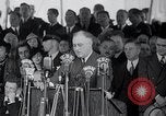 Image of Franklin Roosevelt addresses city of Chicago Chicago Illinois USA, 1937, second 56 stock footage video 65675031439