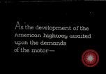 Standbild American Highway United States USA, 1927, aus Sekunde 1 historischem Filmmaterial Videoclip 65675031468