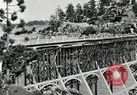 Standbild entwickelten Wald Straße Big Bear Lake California USA, 1929, aus Sekunde 17 historischem Filmmaterial Videoclip 65675031472