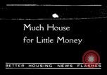 Image of home ownership United States USA, 1936, second 1 stock footage video 65675031481